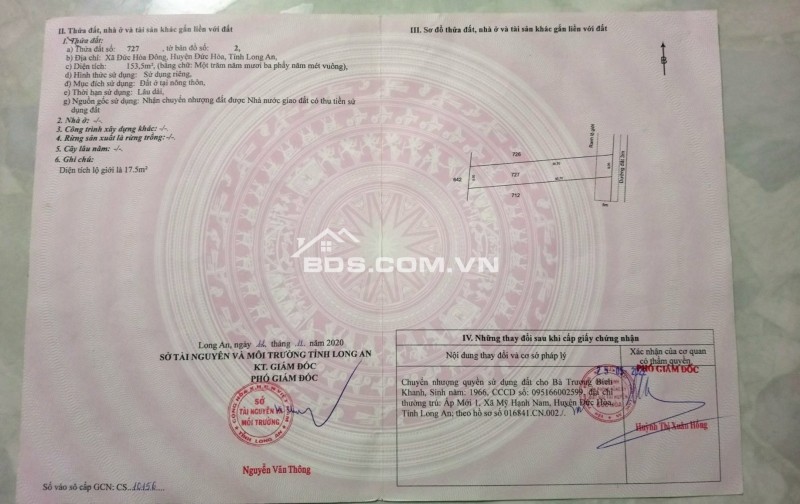 Giá Shock !!! Đất Nền Sổ Đỏ Full Thổ Cư, Gần Chợ, Khu Dân Cư